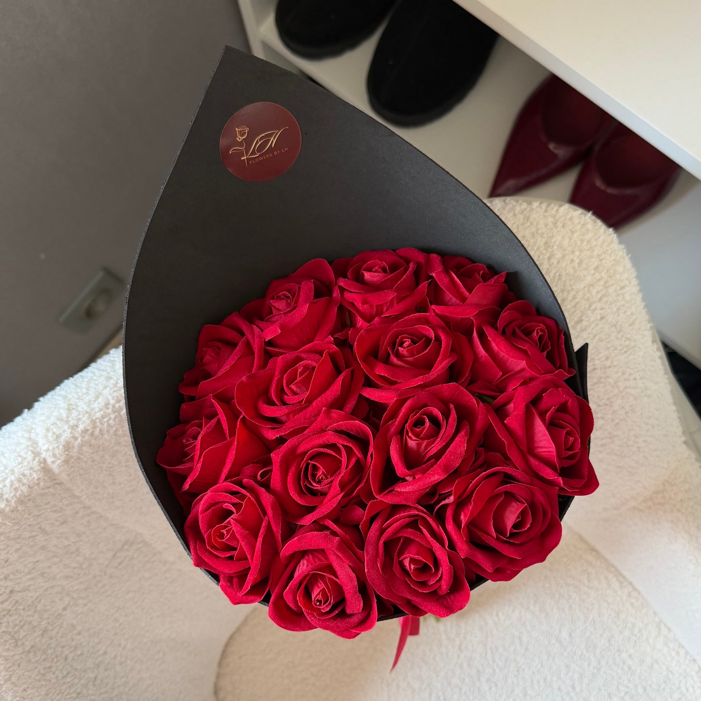 Bouquet Éternel Noir