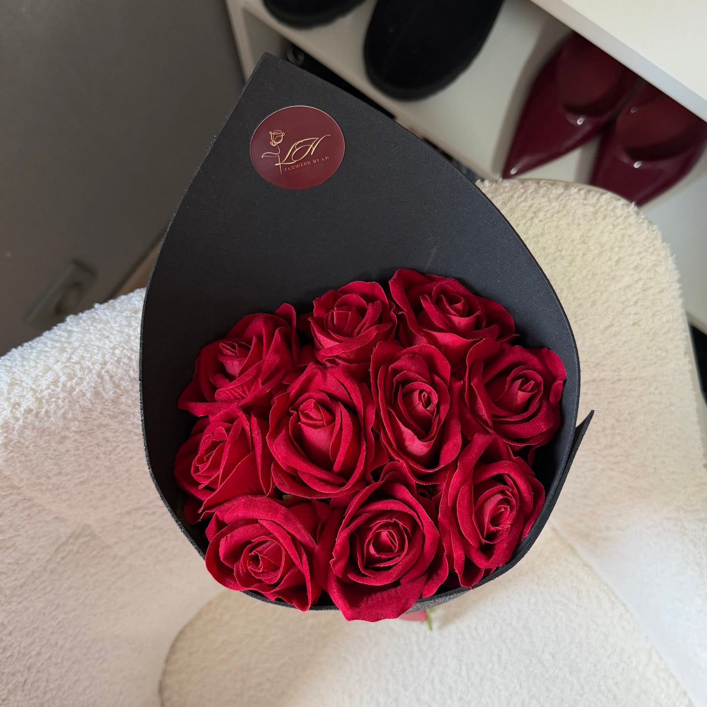 Bouquet Éternel Noir