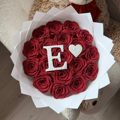 Bouquet Rouge Initiale