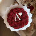 Bouquet Rouge Initiale